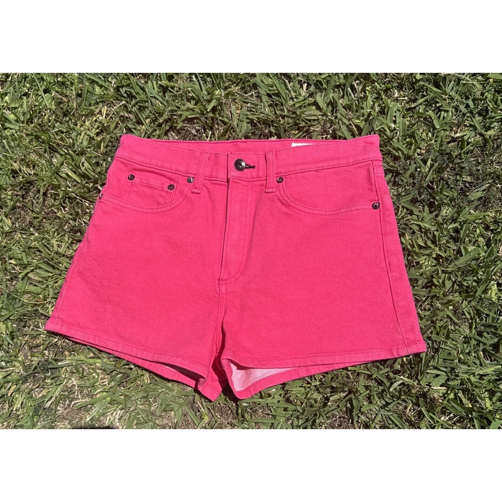 Rag & Bone Denim Shorts Women's Size 26 Bull Pink Justine Jean Barbiecore Y2K